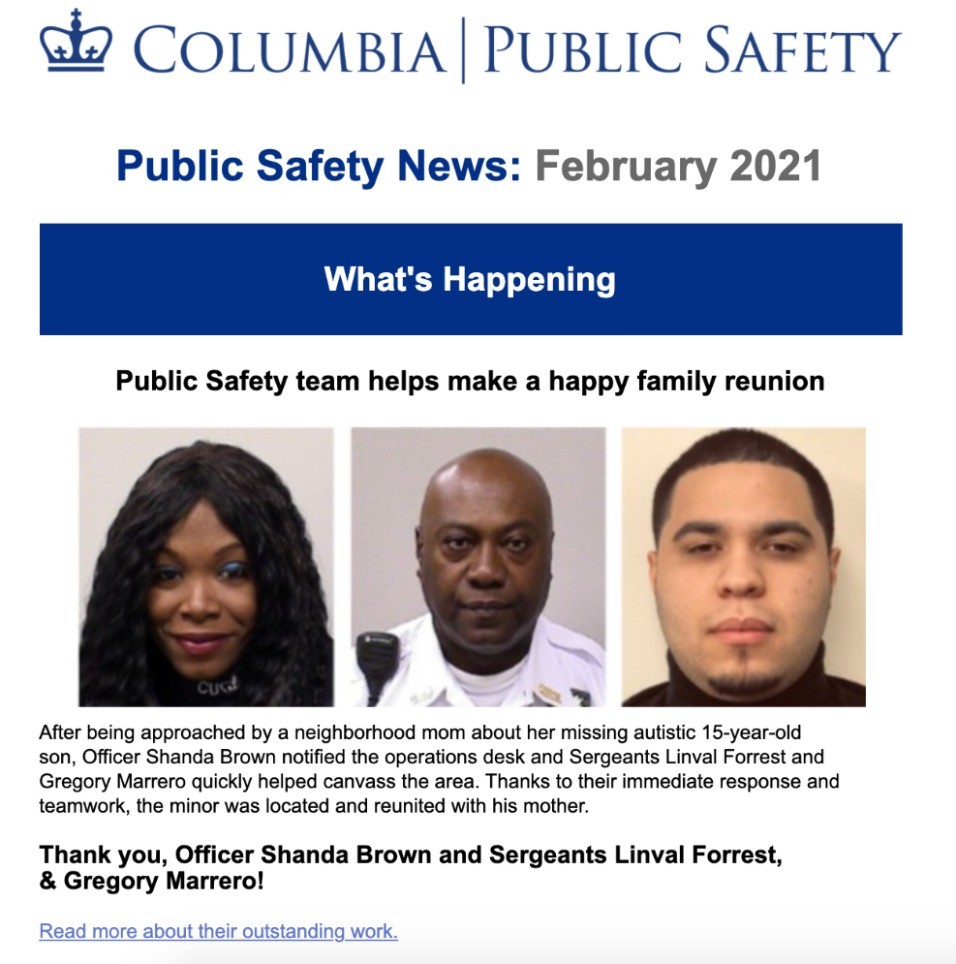 Public Safety Feb 2021 newsletter