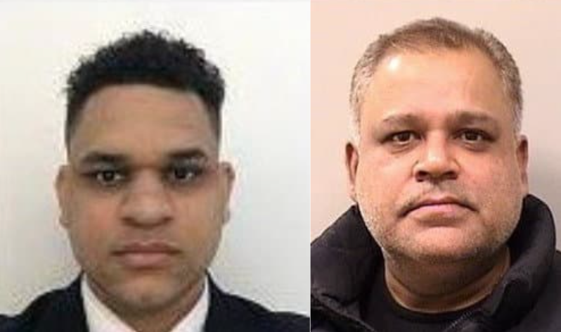 ID photos of two men