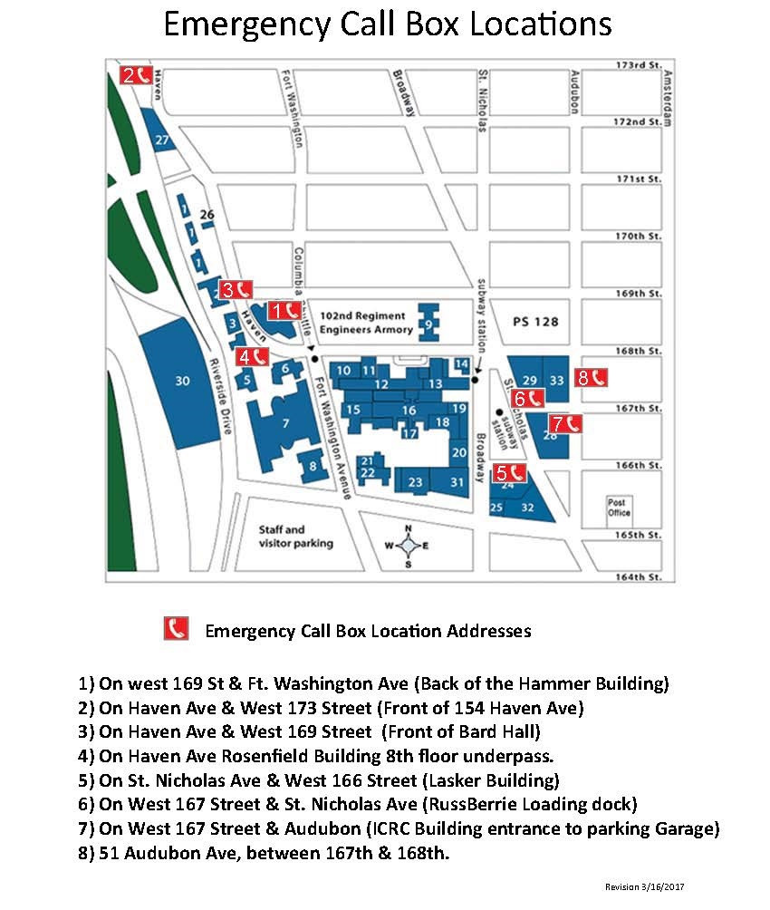 Medical Center Call Box Location