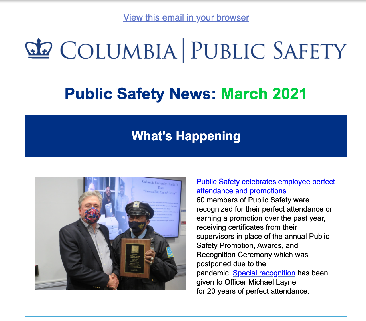PS March Newsletter