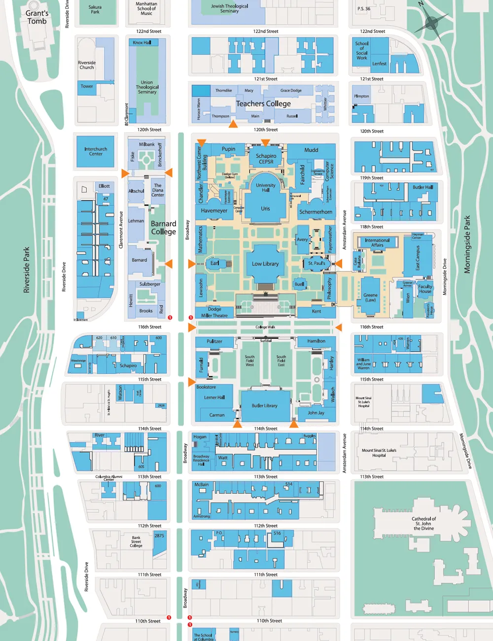 Morningside Campus Map