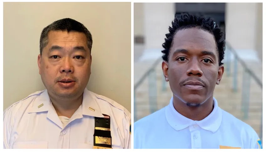 two PSO's in uniform - ID photos