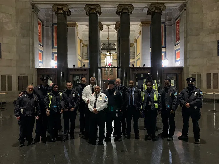 Photo of Columbia Public Safety midnight shift team