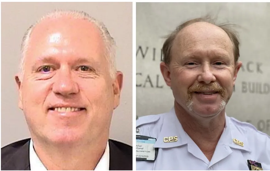 Lt. Goudswaard and Sr. Sgt. O’Donnell  