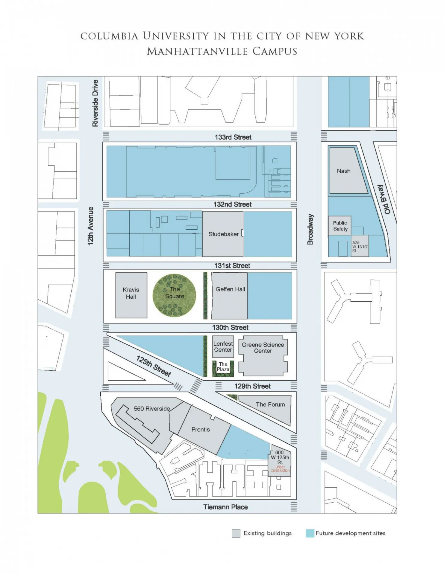 Manhattanville Campus Map