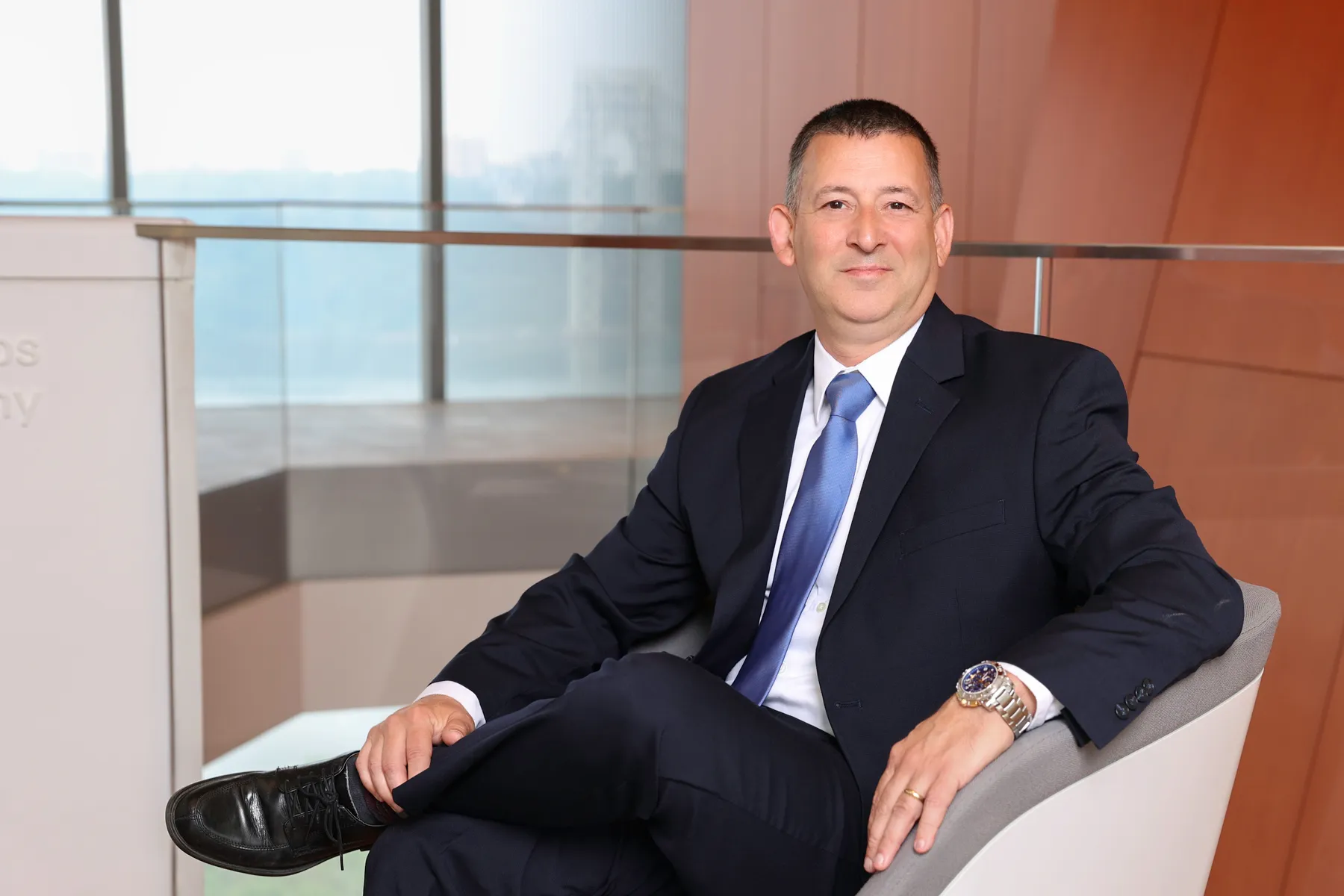 photo of Rich Medina sitting on a chair