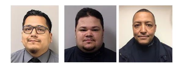 Sgt. Guido Torres, PSO’s Jose Medina and Arthur Thompson