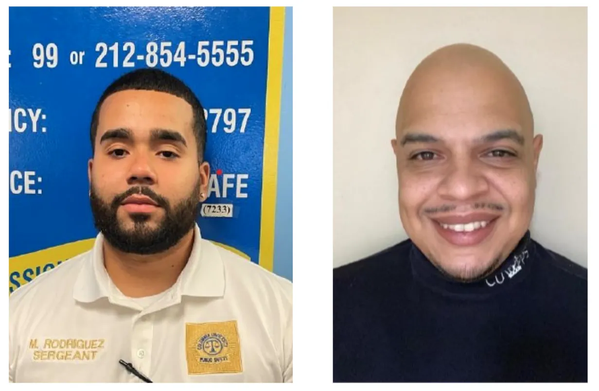 Sgt. Michael Rodriguez and PSO Flavio Taveras 