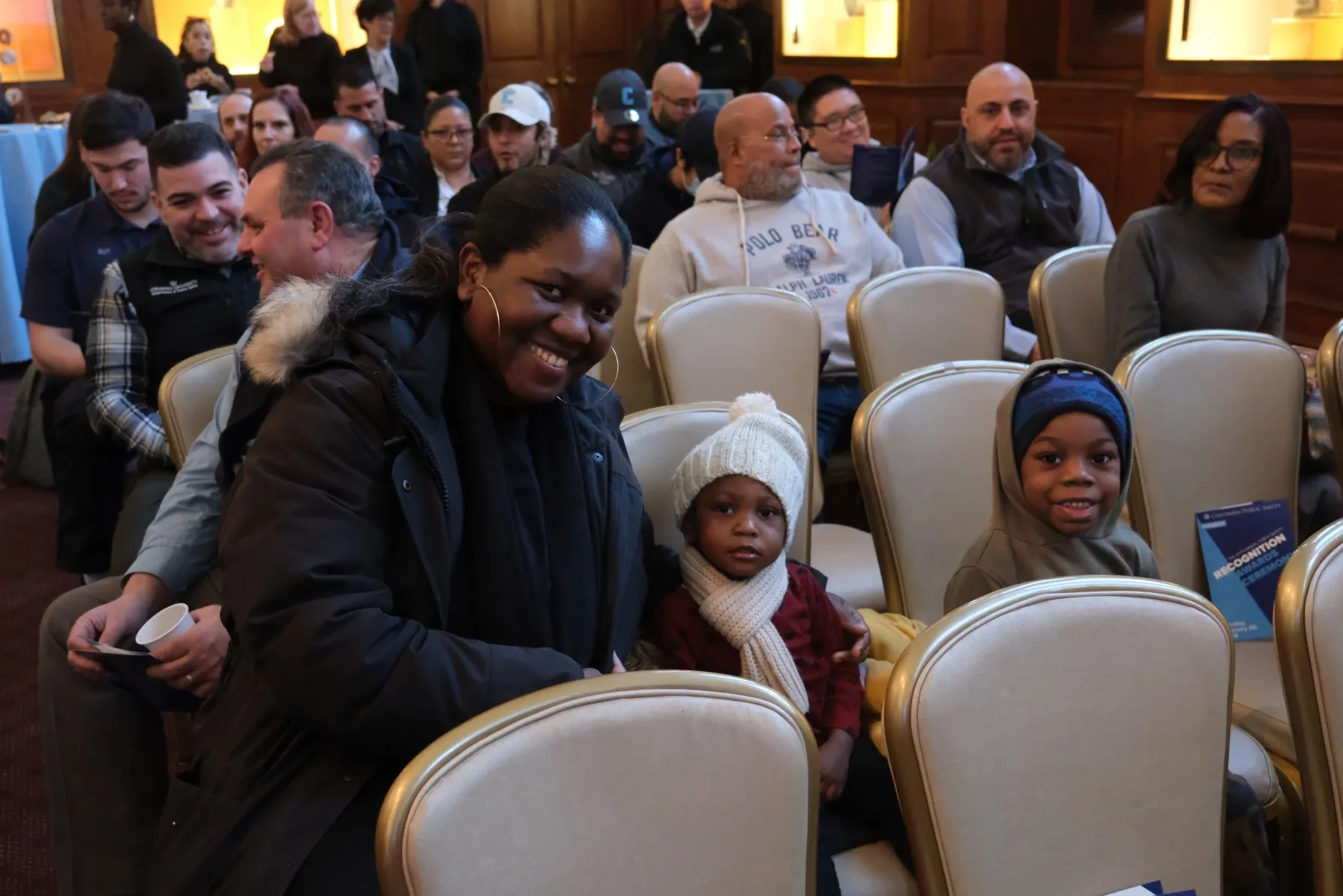 Families and guests of award recipients in attendance
