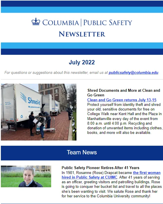 July 2022 newsletter