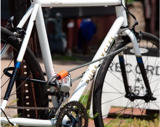 bike with lock