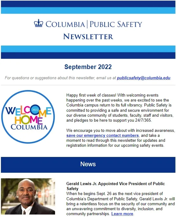 September 2022 news letter